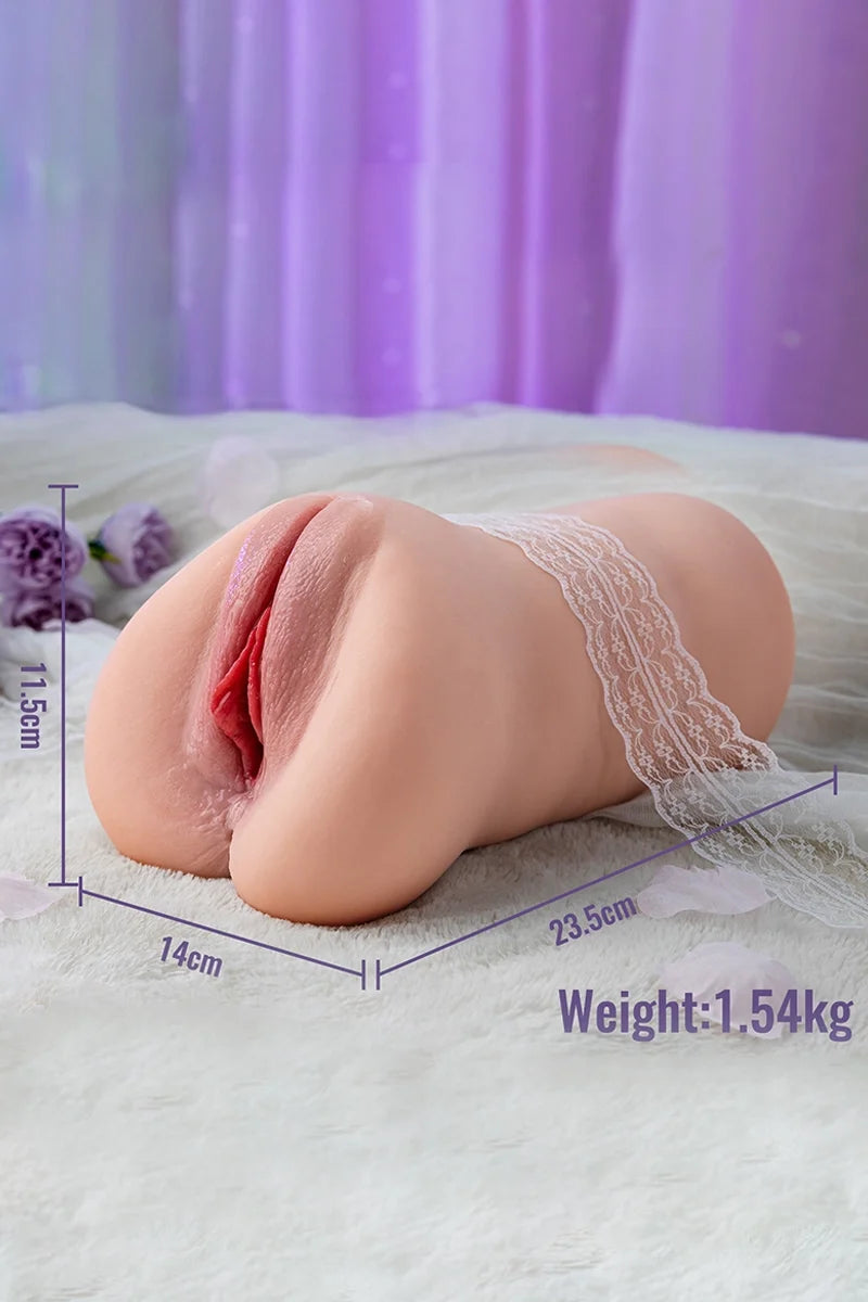 Ellie: Vagina Eléctrica de 1,5 kg con Empuje y Vibración