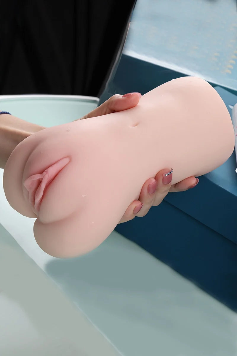 Sasha: Vagina Realista Rosada de 0,9 kg que Te Atrapa y No Te Suelta