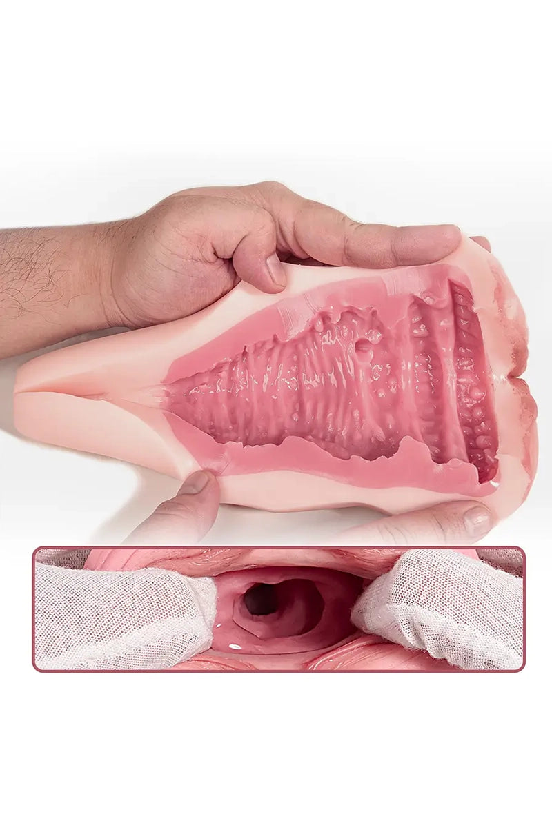 Dawn: Vagina Realista de Silicona Íntegra de 0,78 kg con Labios Vírgenes