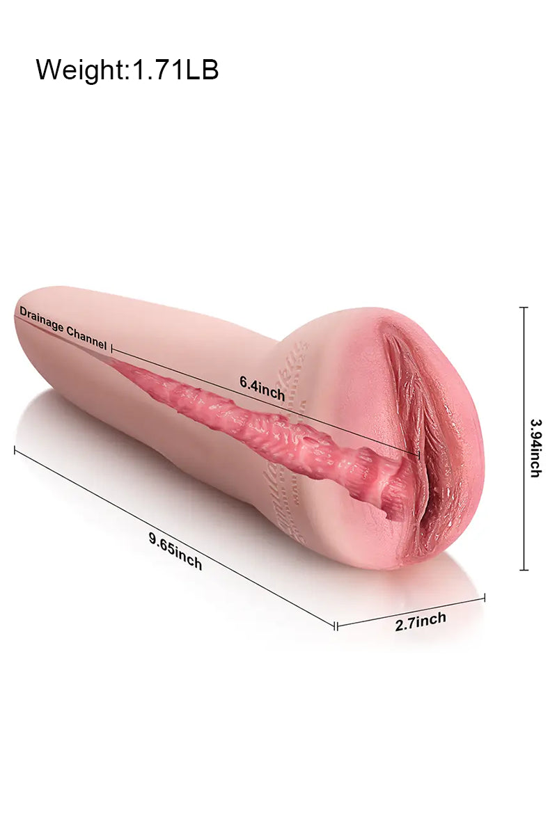 Dawn: Vagina Realista de Silicona Íntegra de 0,78 kg con Labios Vírgenes