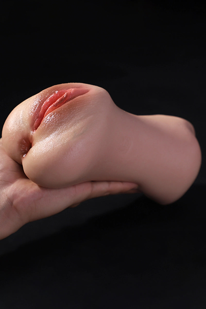 Emma: Vagina Realista de Silicona 3 en 1 de 1 kg con Boca, Vagina y Ano