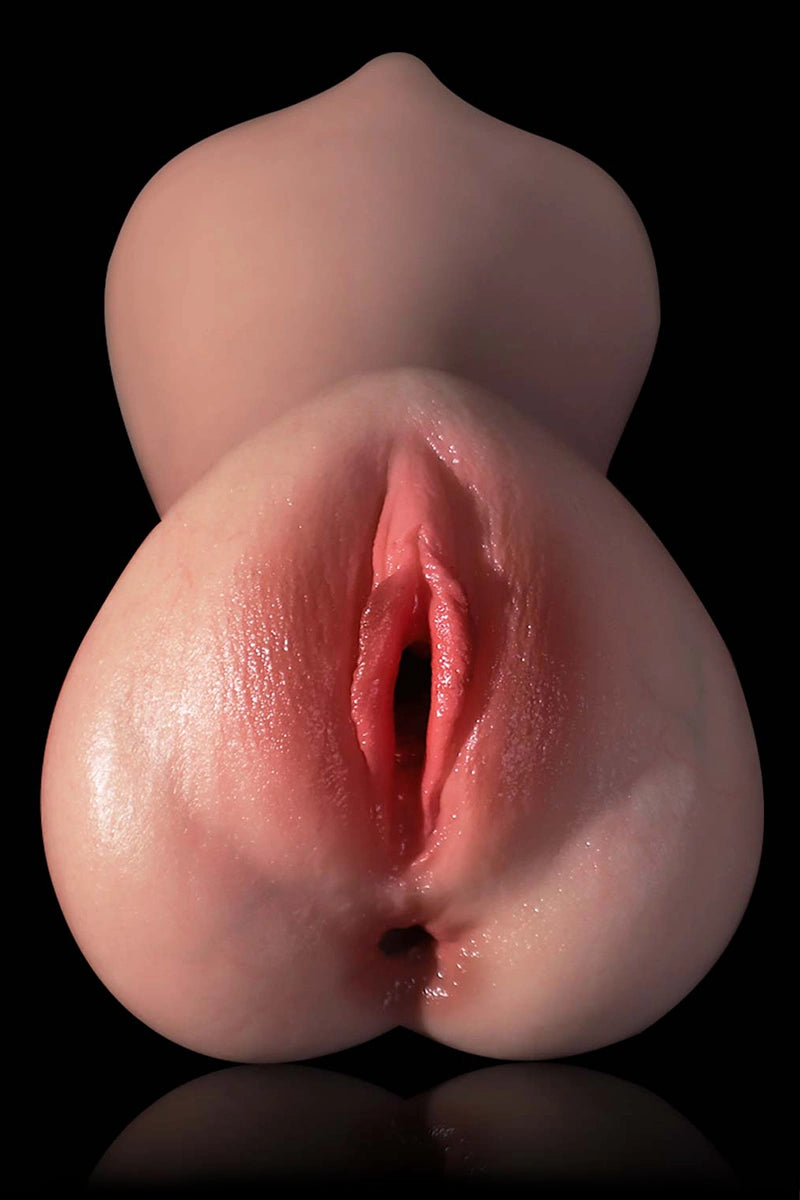 Emma: Vagina Realista de Silicona 3 en 1 de 1 kg con Boca, Vagina y Ano