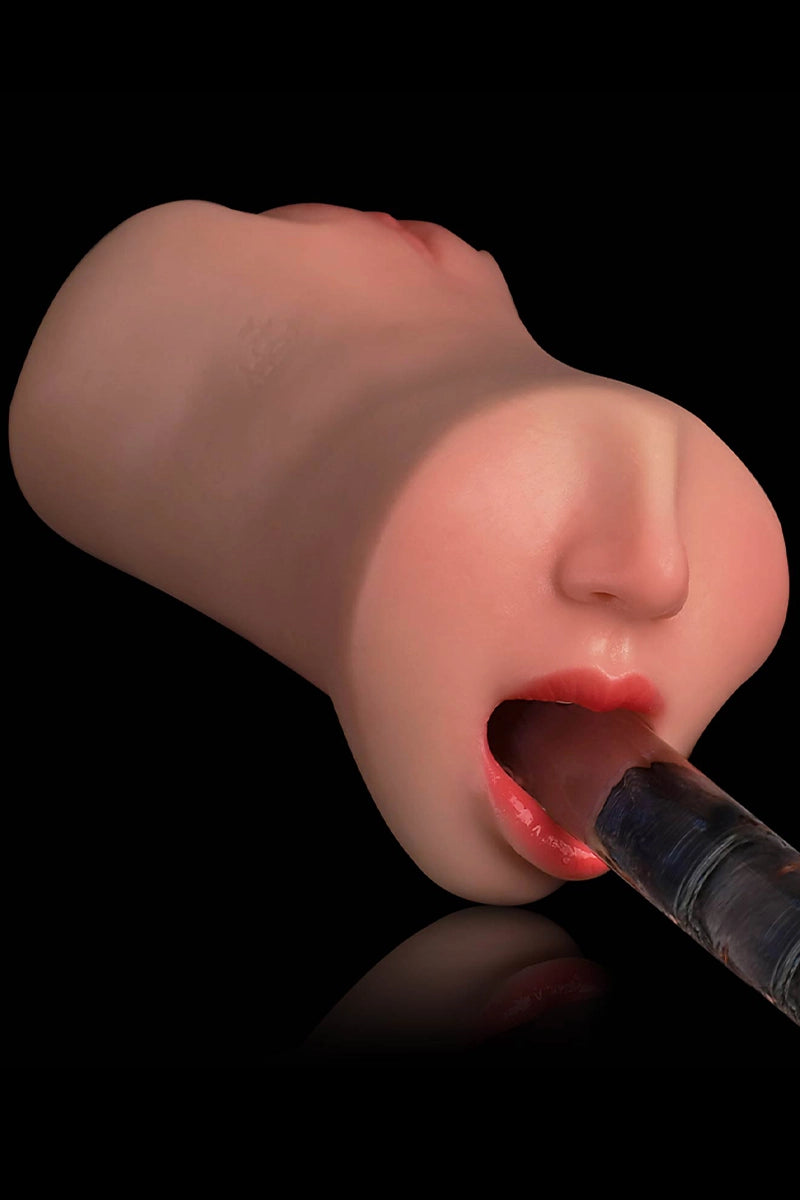 Janice: Vagina Realista de Silicona 3 en 1 de 0,9 kg con Boquita Sexy