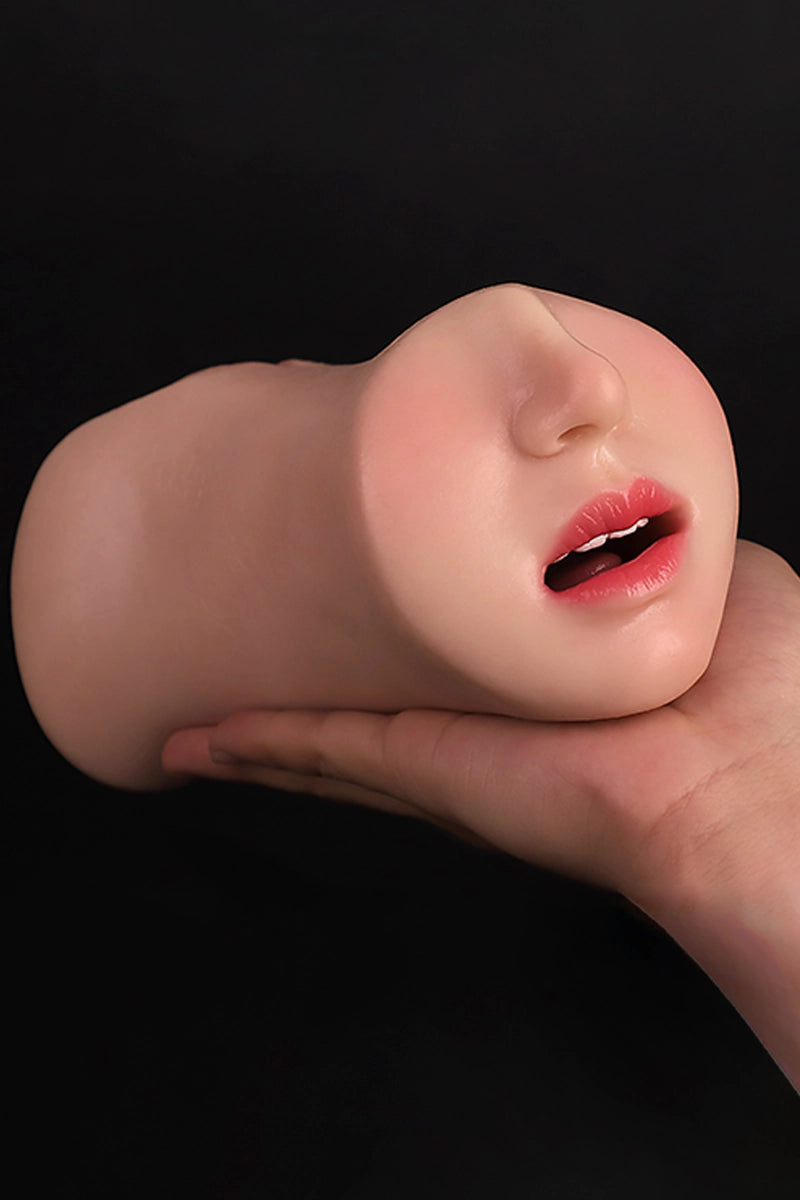 Janice: Vagina Realista de Silicona 3 en 1 de 0,9 kg con Boquita Sexy