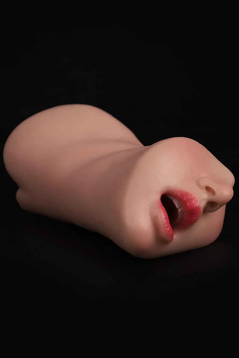 Janice: Vagina Realista de Silicona 3 en 1 de 0,9 kg con Boquita Sexy