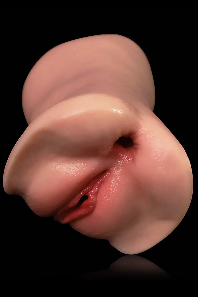 Janice: Vagina Realista de Silicona 3 en 1 de 0,9 kg con Boquita Sexy