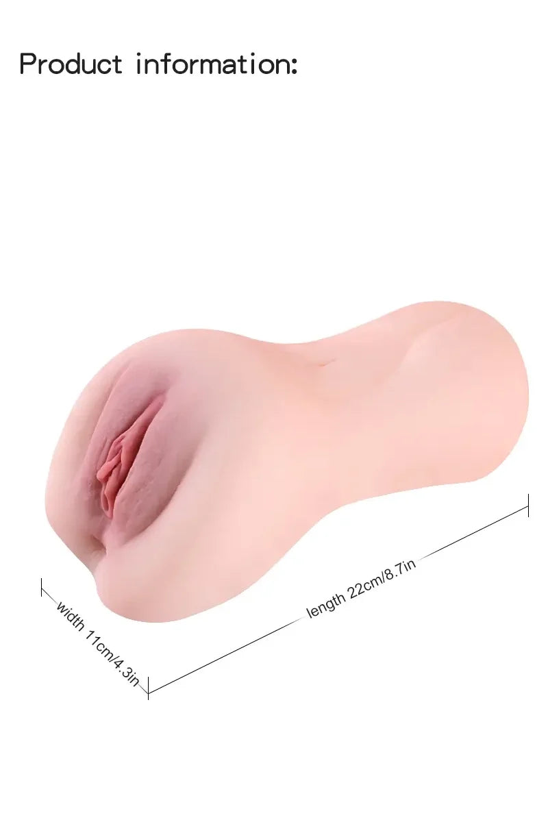 Lulu: Vagina Realista de 1,1 kg con Canal 3D Jugoso